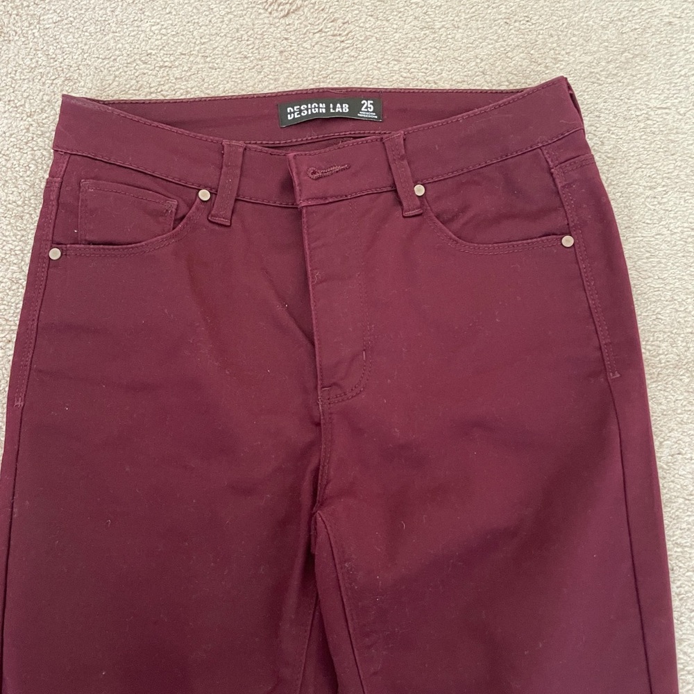 Design Lab Merlot Pants